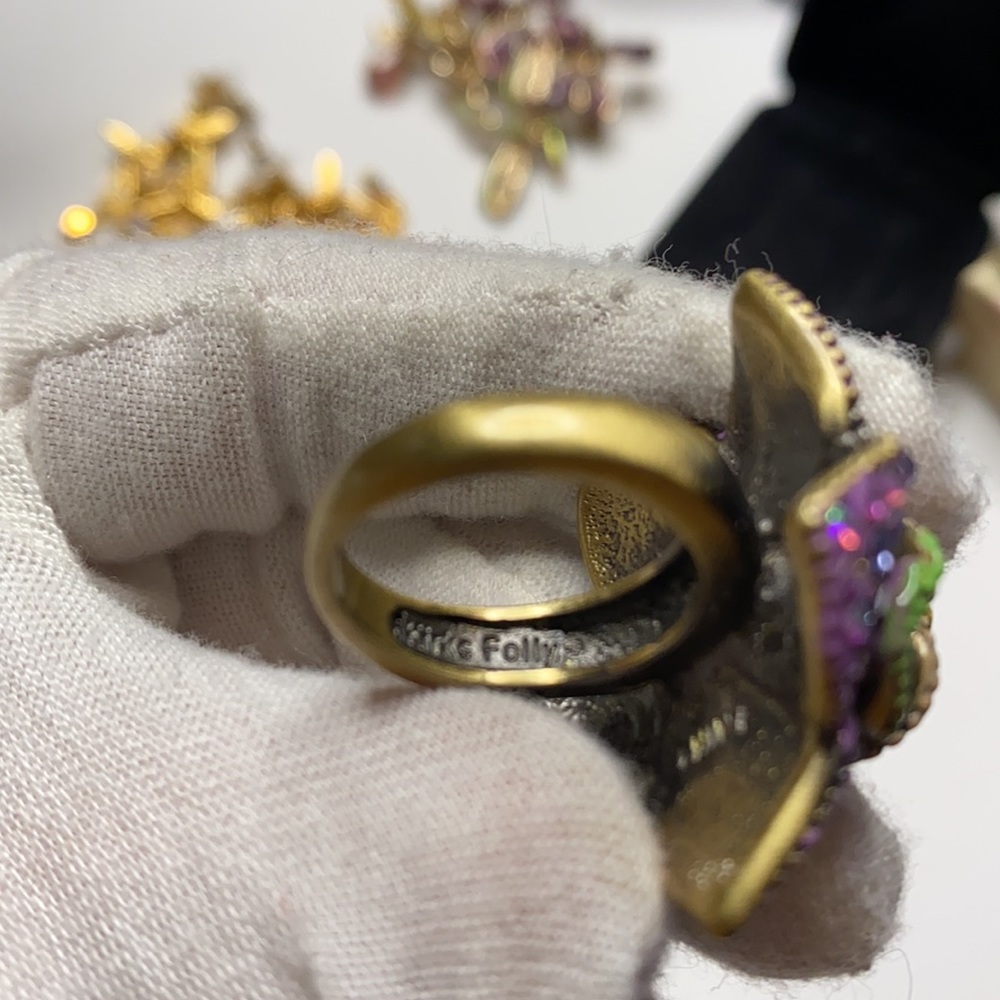 Kirk's Folly VTG Flower ring - Picture 4 of 5
